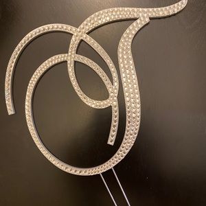 Letter T Cake Topper